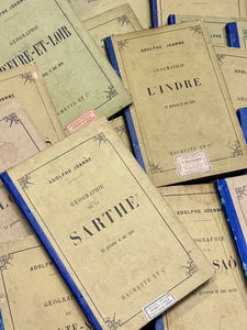 Beautiful Antique French Geographie Books Circa 1890 - 1906