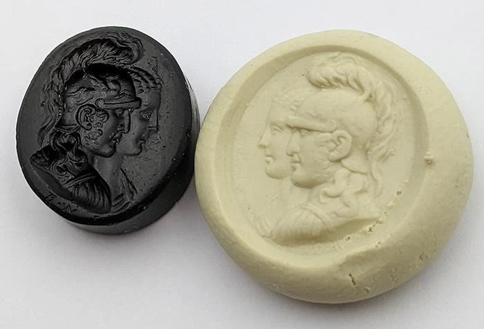 Rare 18th century Georgian Classical Male & Female Seal
