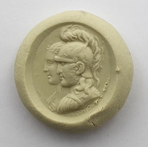 Rare 18th century Georgian Classical Male & Female Seal