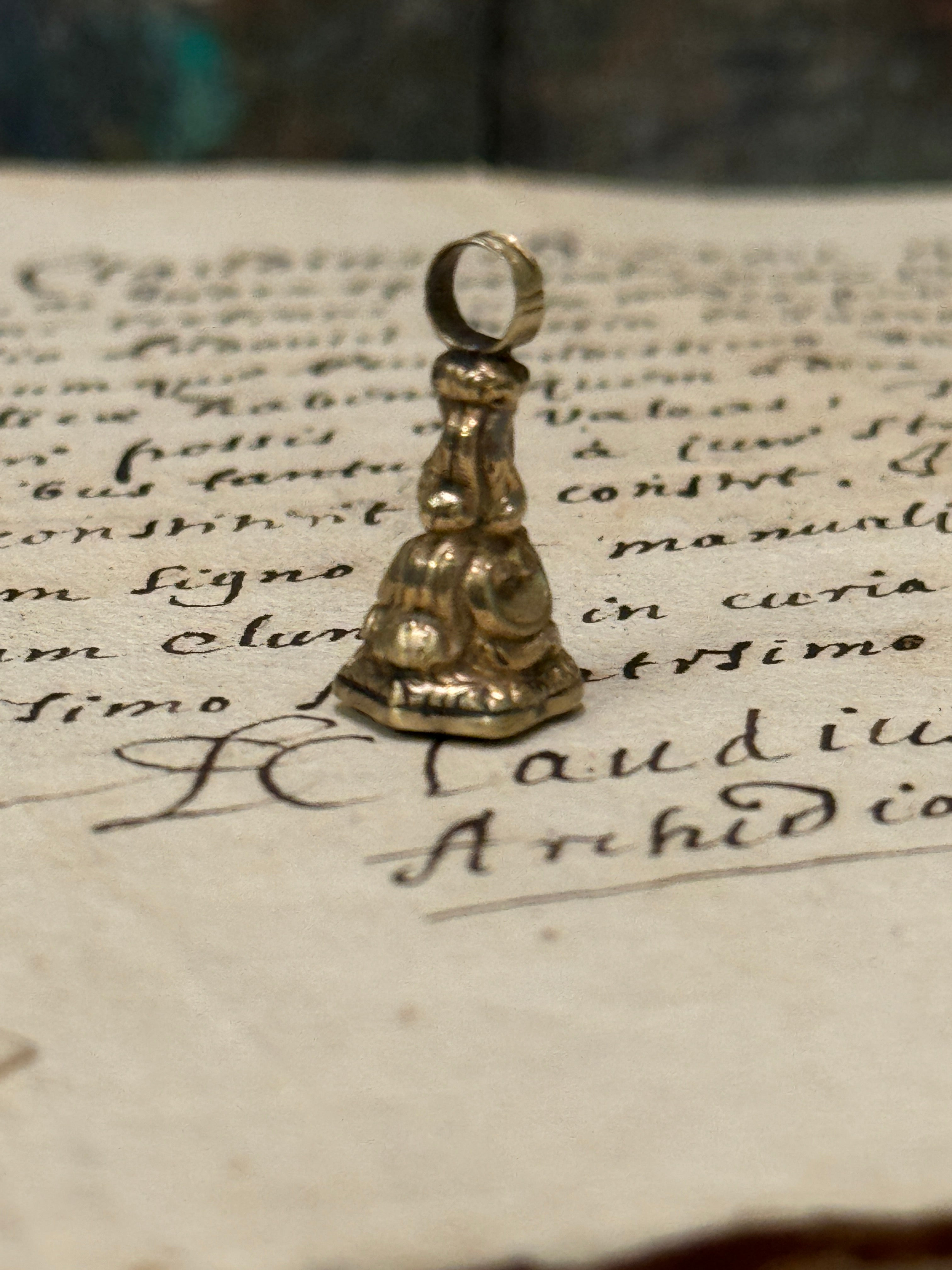 Antique Georgian 9ct Gold Bloodstone FOB/Seal/ Pendant