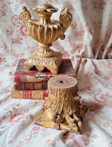 1800s French Gilt Wood Fragments