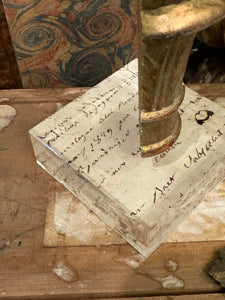 1800's French Gilt Wood Fragment