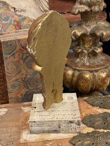 1800's French Gilt Wood Fragment