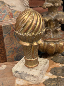 1800's French Gilt Wood Fragment