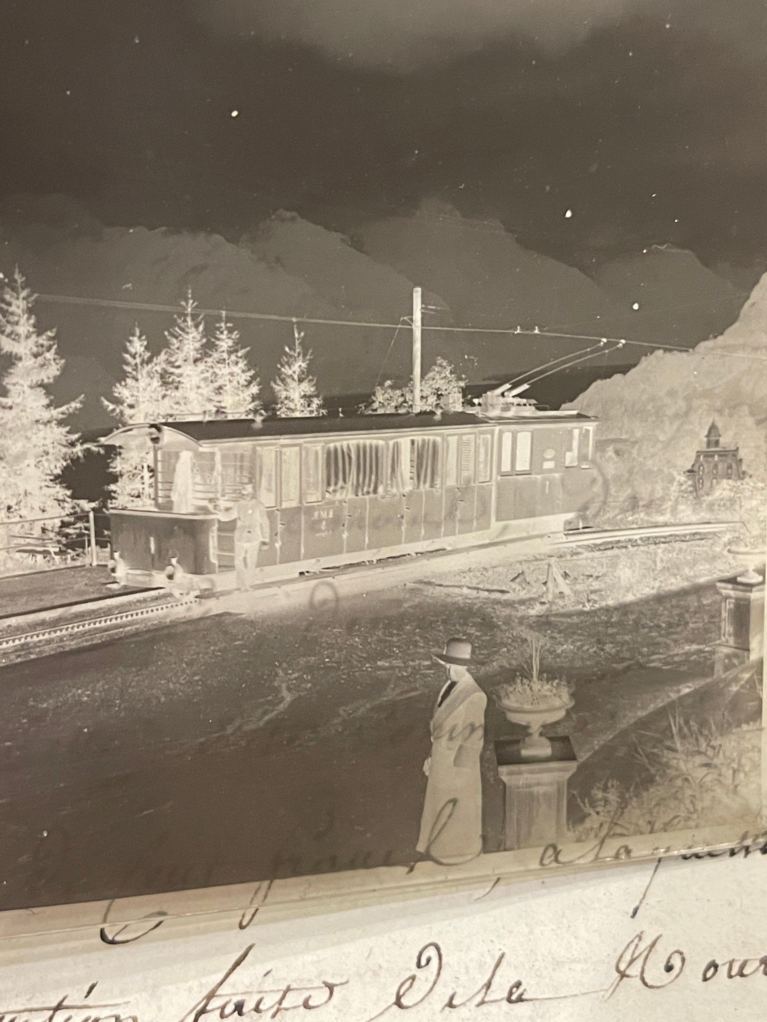 Antique French Glass Slides Early 1900's - set of 5