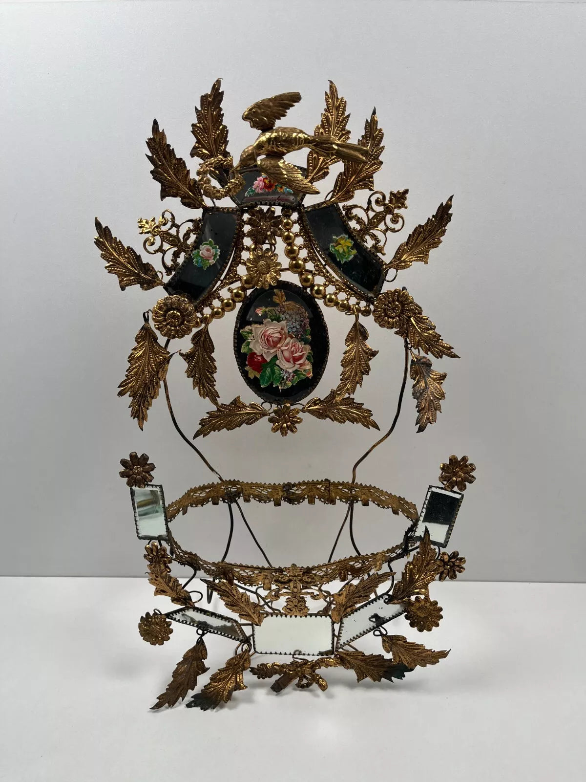 Antique 1800's French Globe De Mariee' Wedding Stand