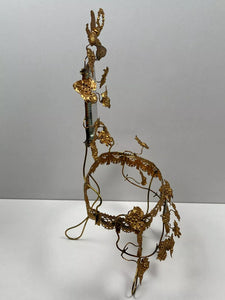 Antique 1800's French Globe De Mariee' Wedding Stand