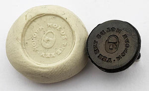 RARE 1800's Victorian "HONOUR HOLDS THEY KEY" Padlock Motto Intaglio Seal FOB