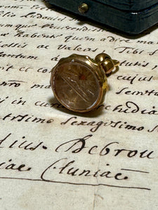 Antique Victorian Horse and Rider Intaglio Seal