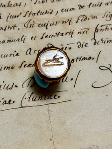 Antique Victorian Horse and Rider Intaglio Seal