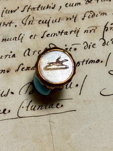 Antique Victorian Horse and Rider Intaglio Seal
