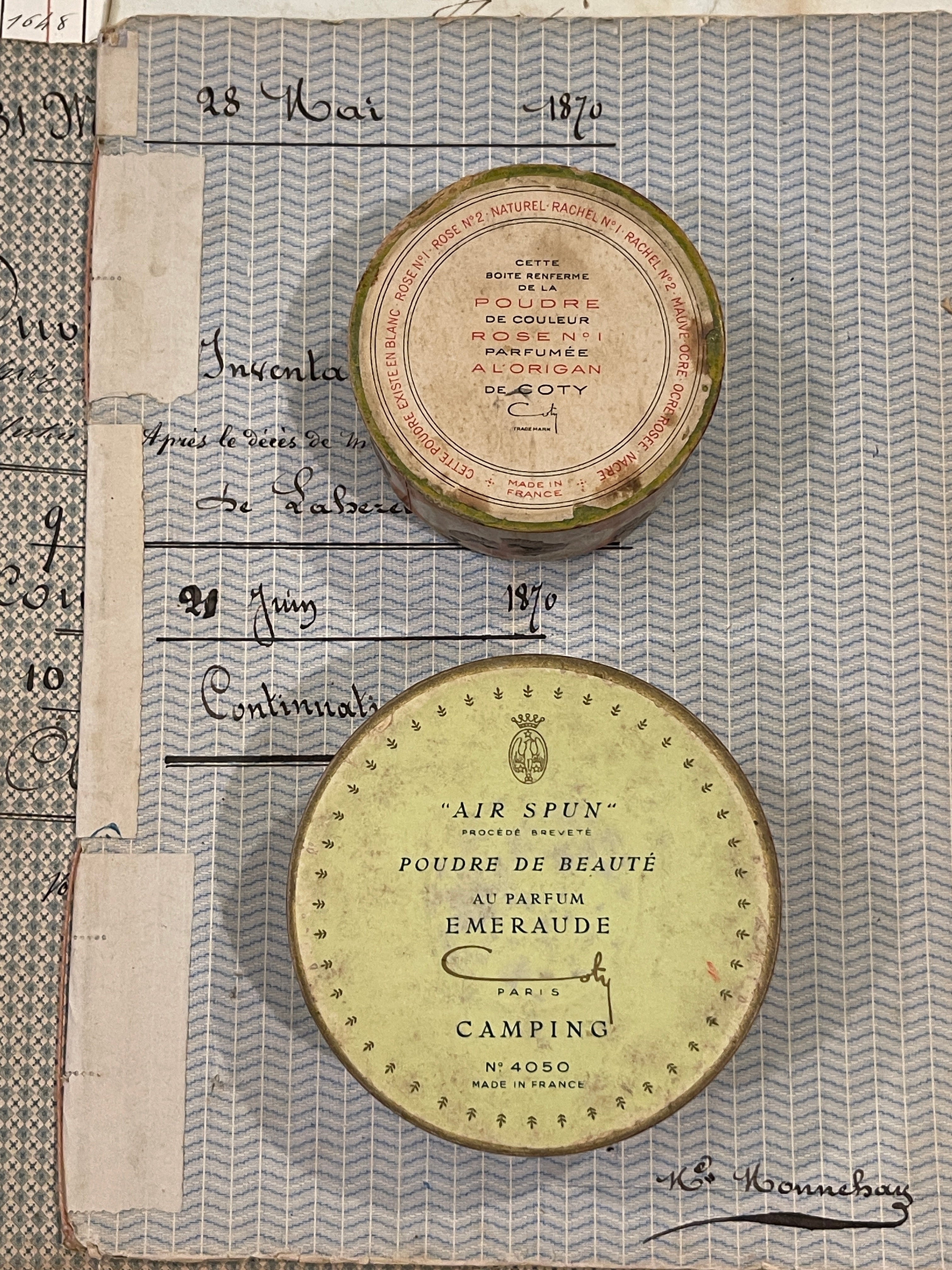 Powder Box 2 Antique French Powder Boxes – Monahan Papers