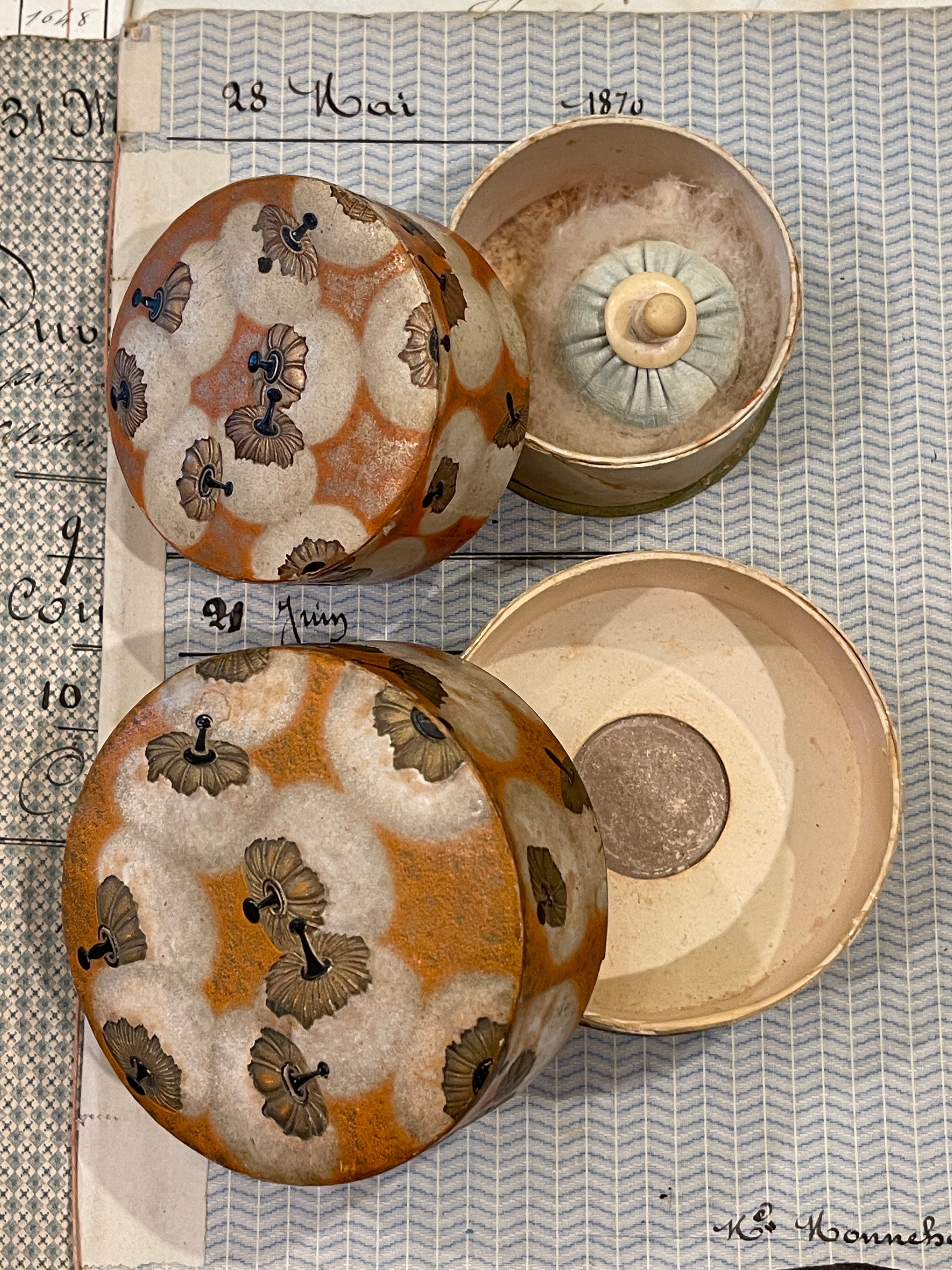 Powder Boxes Antique French Powder Boxes – Monahan Papers