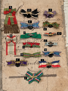 Antique French Relief or Mutual Aid Badges