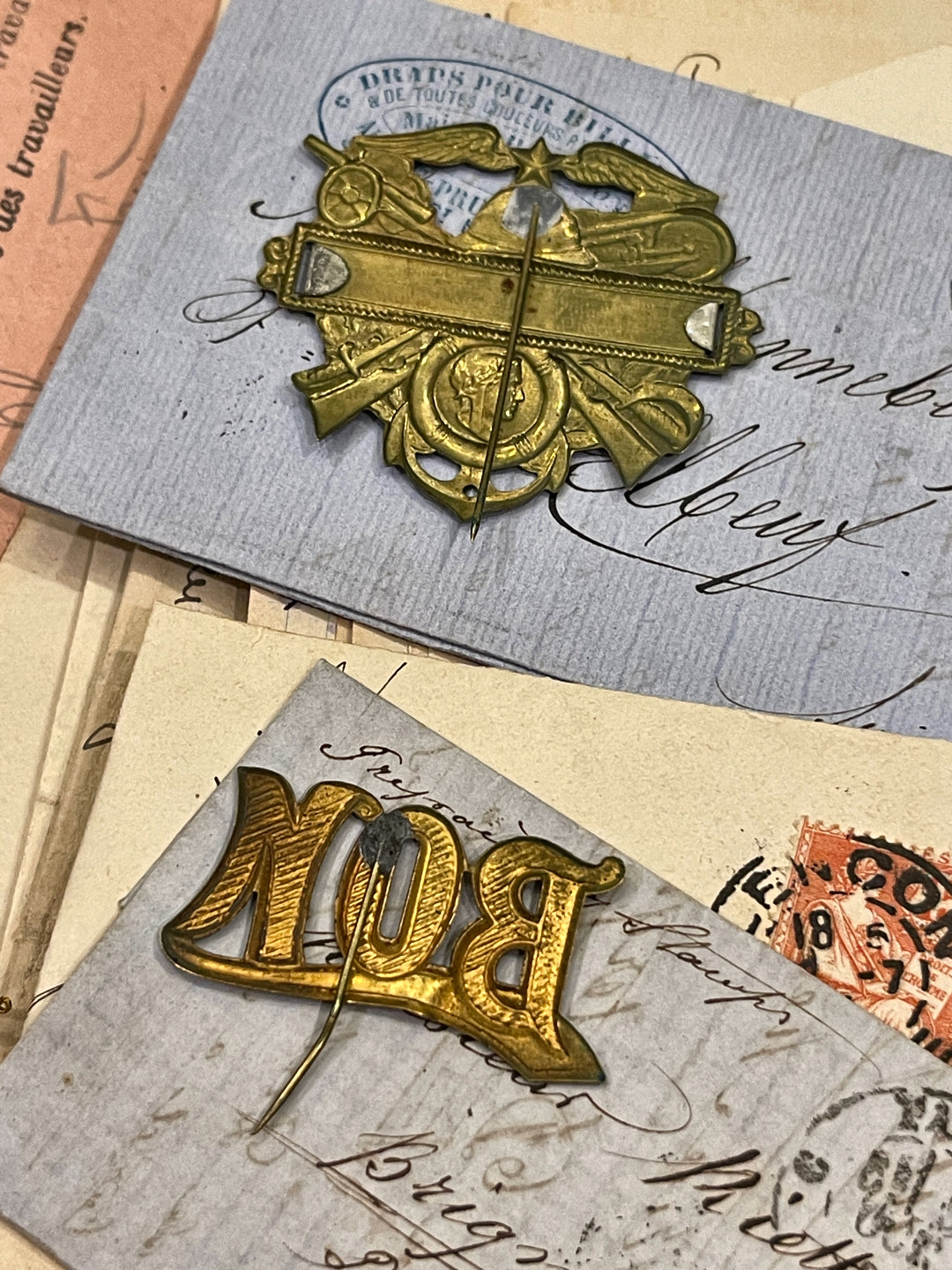 RF Flag Conscrit with Tinsel Ribbon – Monahan Papers