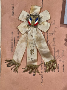 White "FR" with Tinsel Trim Conscrit