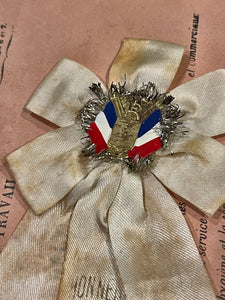 White "FR" with Tinsel Trim Conscrit