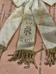 White "FR" with Tinsel Trim Conscrit