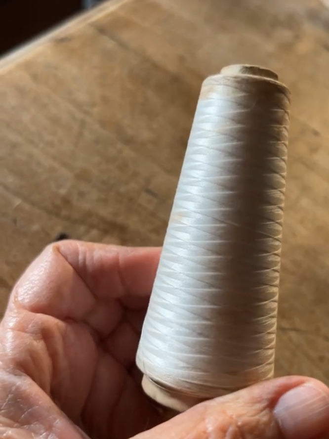 Turn of the Century Fine French White Cone Thread Bobbins