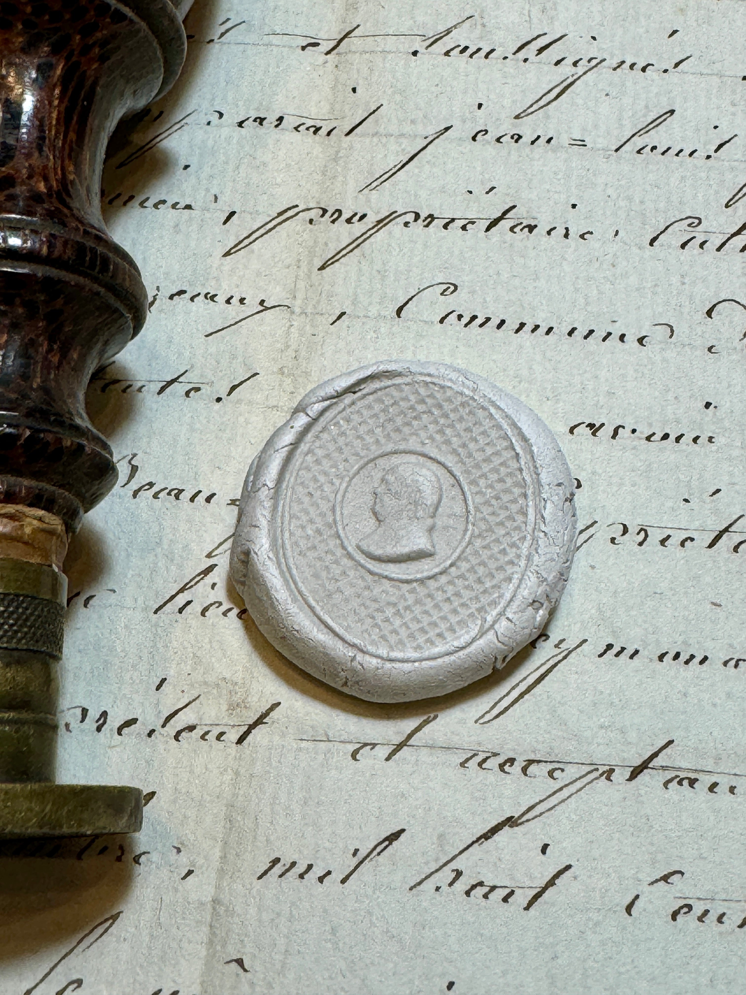 Antique Cameo Wax Seal  Stamps