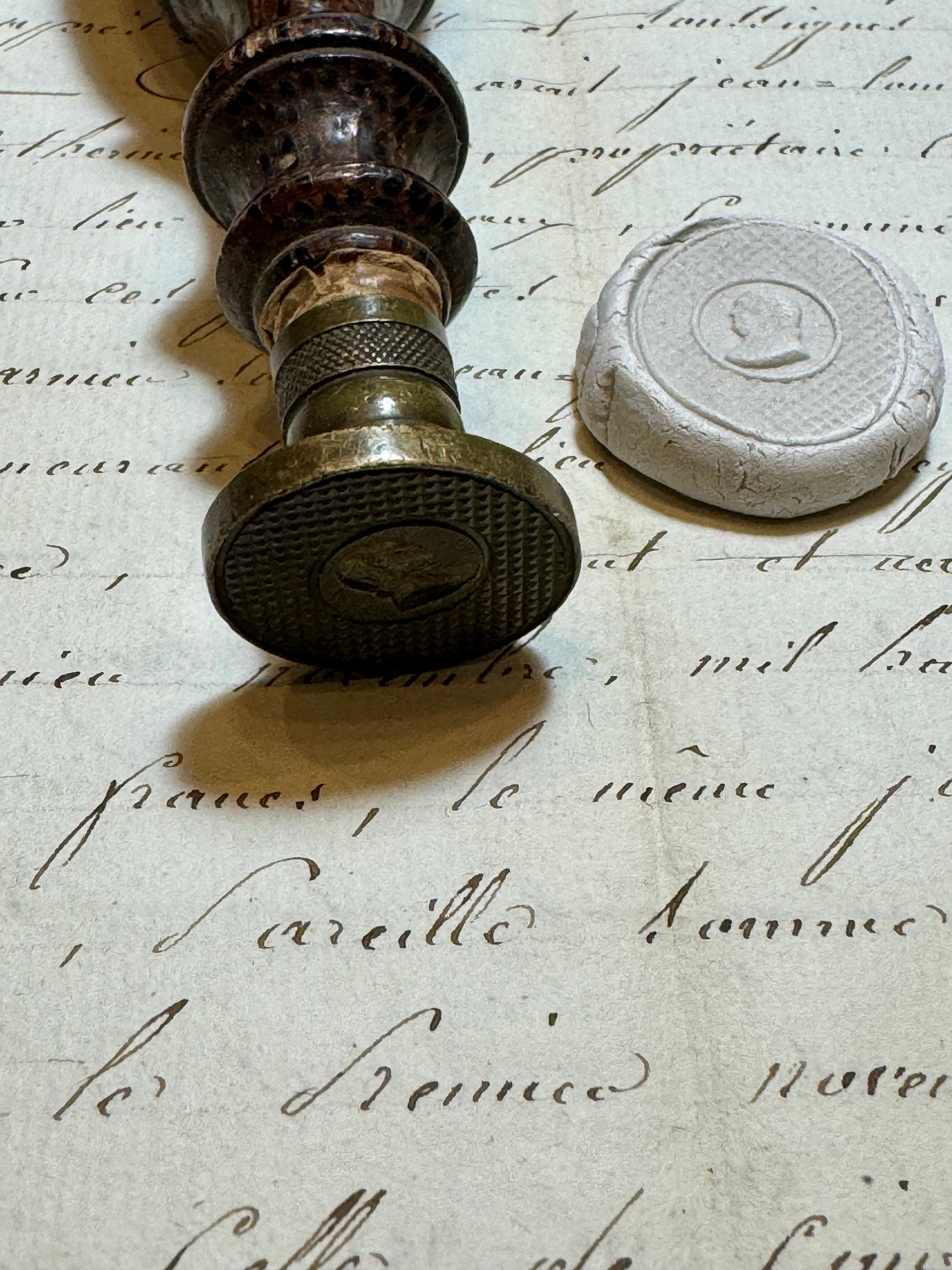 Antique Cameo Wax Seal  Stamps