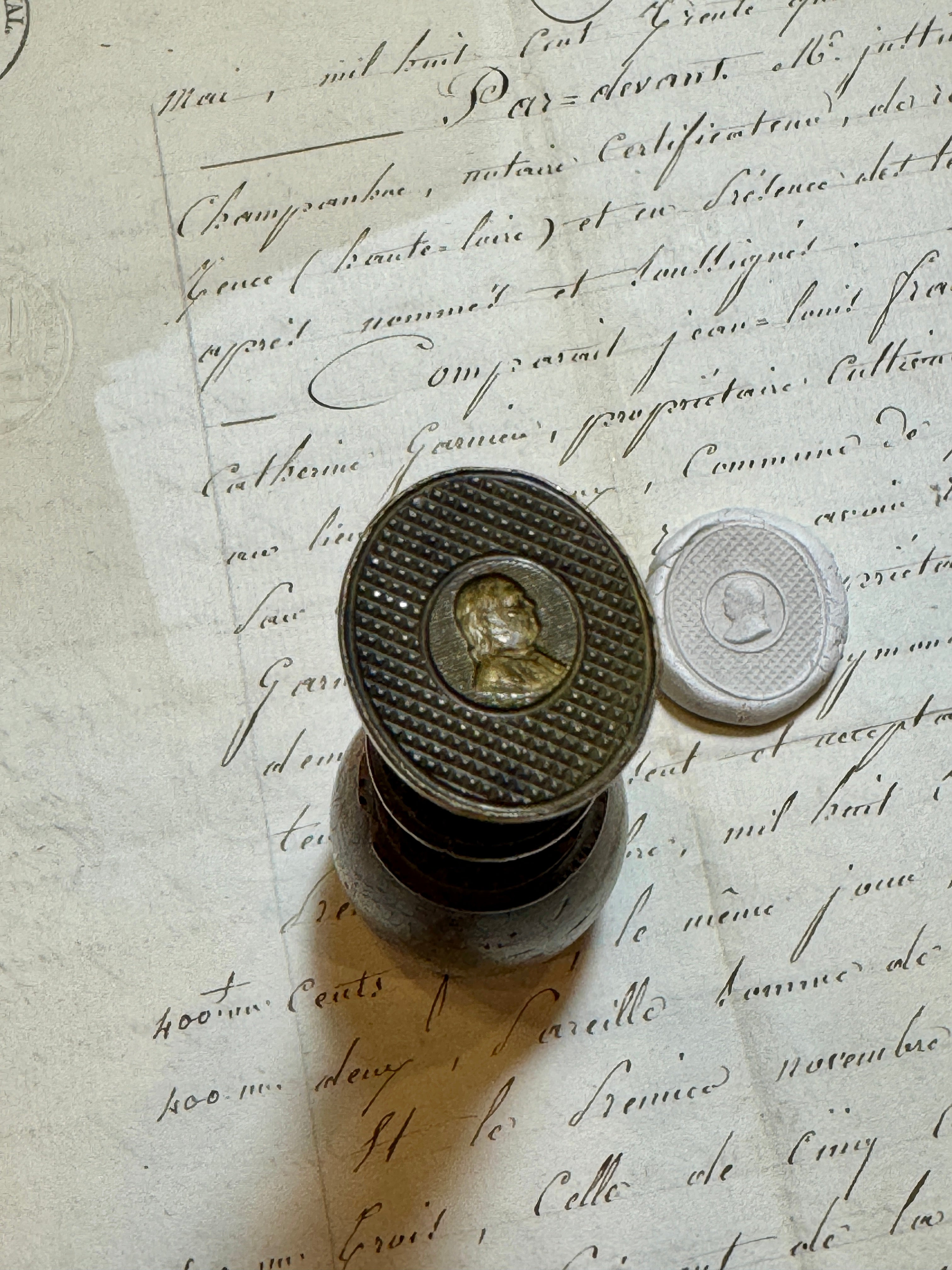 Antique Cameo Wax Seal  Stamps