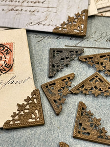 VERY RARE 1800's Antique French Corner Pieces