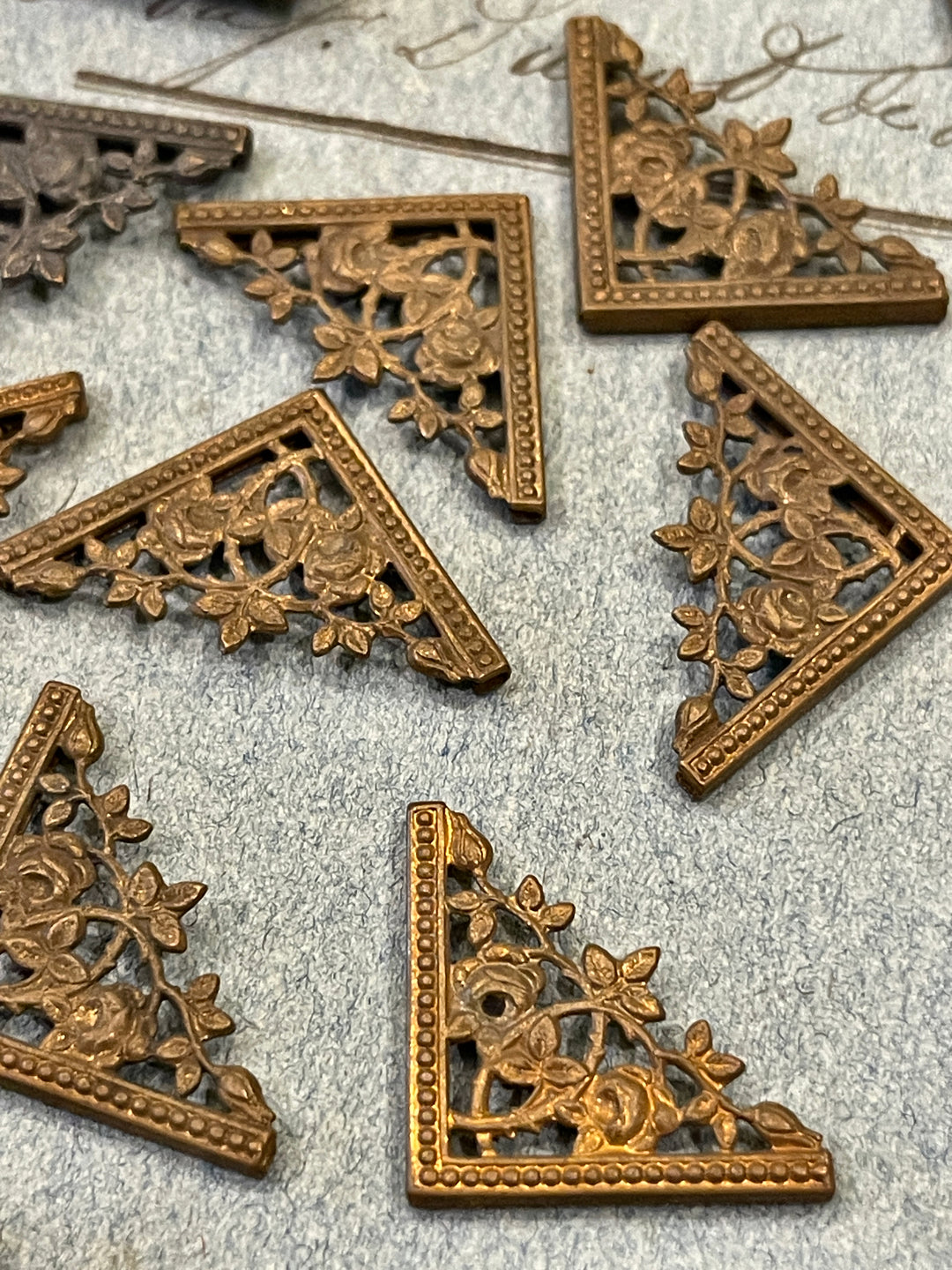VERY RARE 1800's Antique French Corner Pieces
