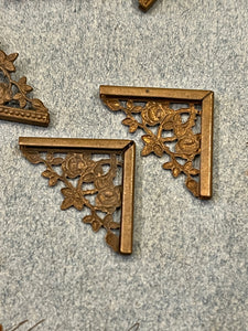 VERY RARE 1800's Antique French Corner Pieces