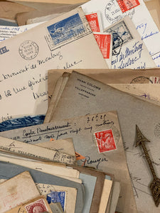 Vintage French Envelope Bundles in sets of 10