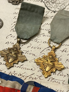 Original Vintage Medals and Ribbons from France