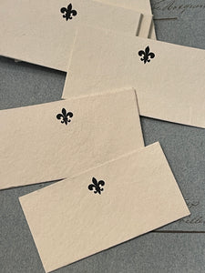 Handmade Cotton Wad Calling Cards/Mini Cards