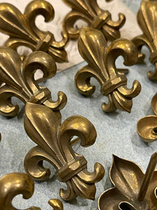 VERY RARE 1800's Antique French Fleur De Lis Pin Pieces