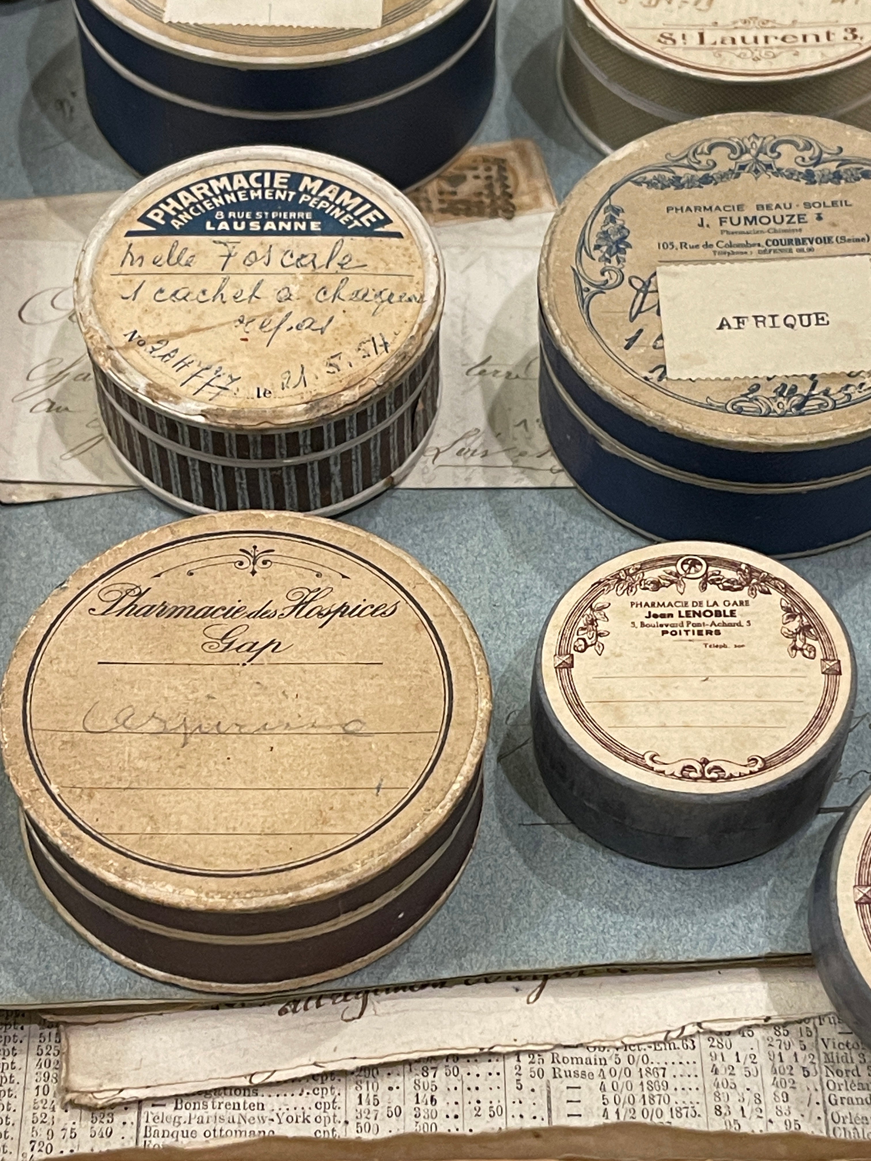 Antique (early 1900s) French Pharmacy or Apothecary Pill or Medicine Box
