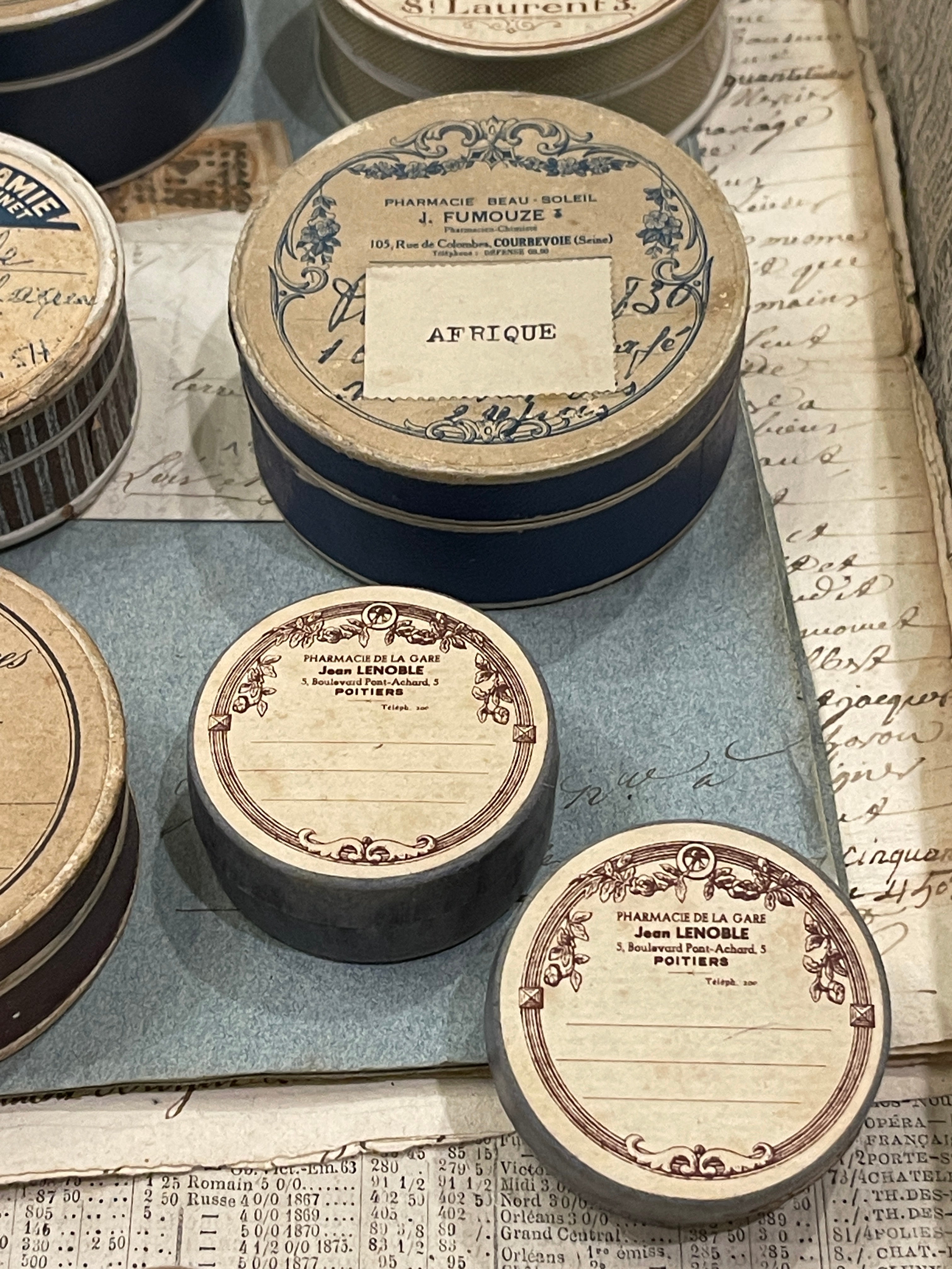 Antique (early 1900s) French Pharmacy or Apothecary Pill or Medicine Box