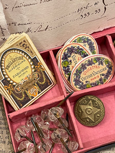 Antique Original French Perfume Labels - B