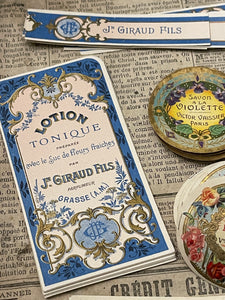Antique Original French Perfume Labels - C
