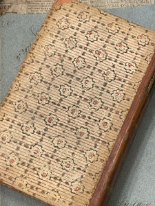 Antique Italian 1776 Papier Dominote Book