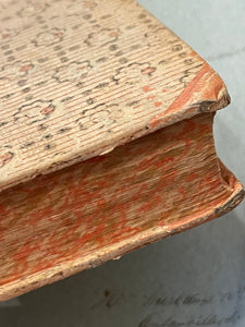 Antique Italian 1776 Papier Dominote Book