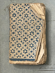 Antique French 1783 Papier Dominote Book