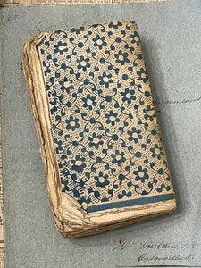 Antique French 1783 Papier Dominote Book
