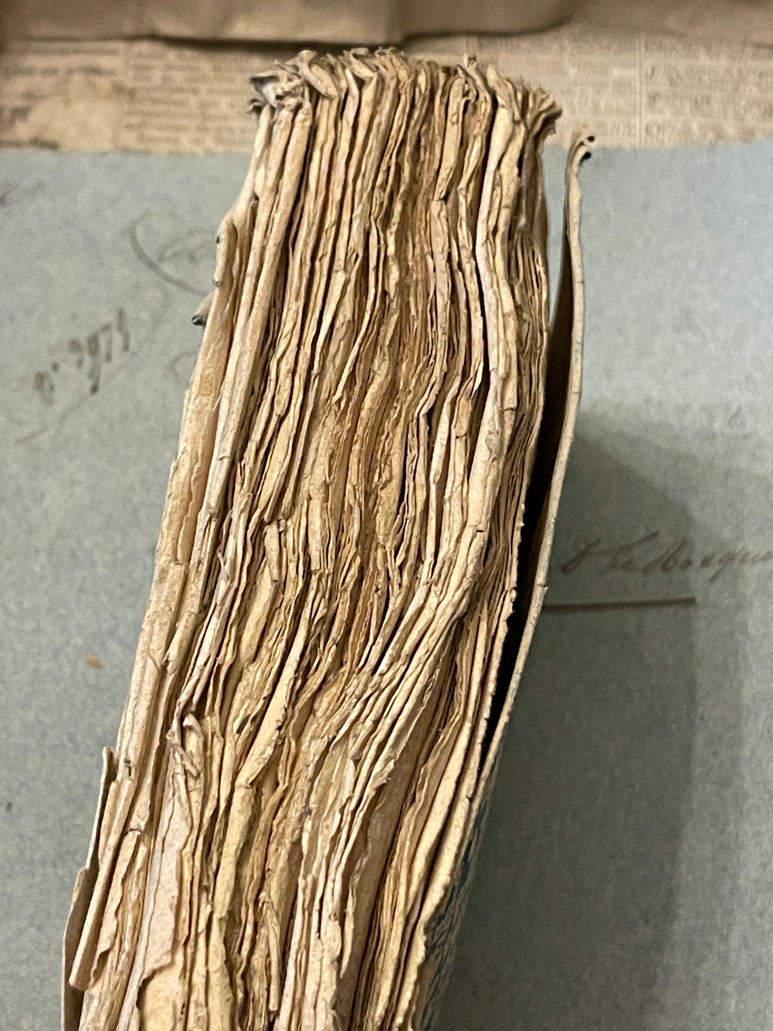Antique French 1783 Papier Dominote Book