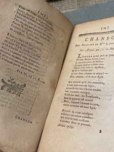 Antique French 1783 Papier Dominote Book