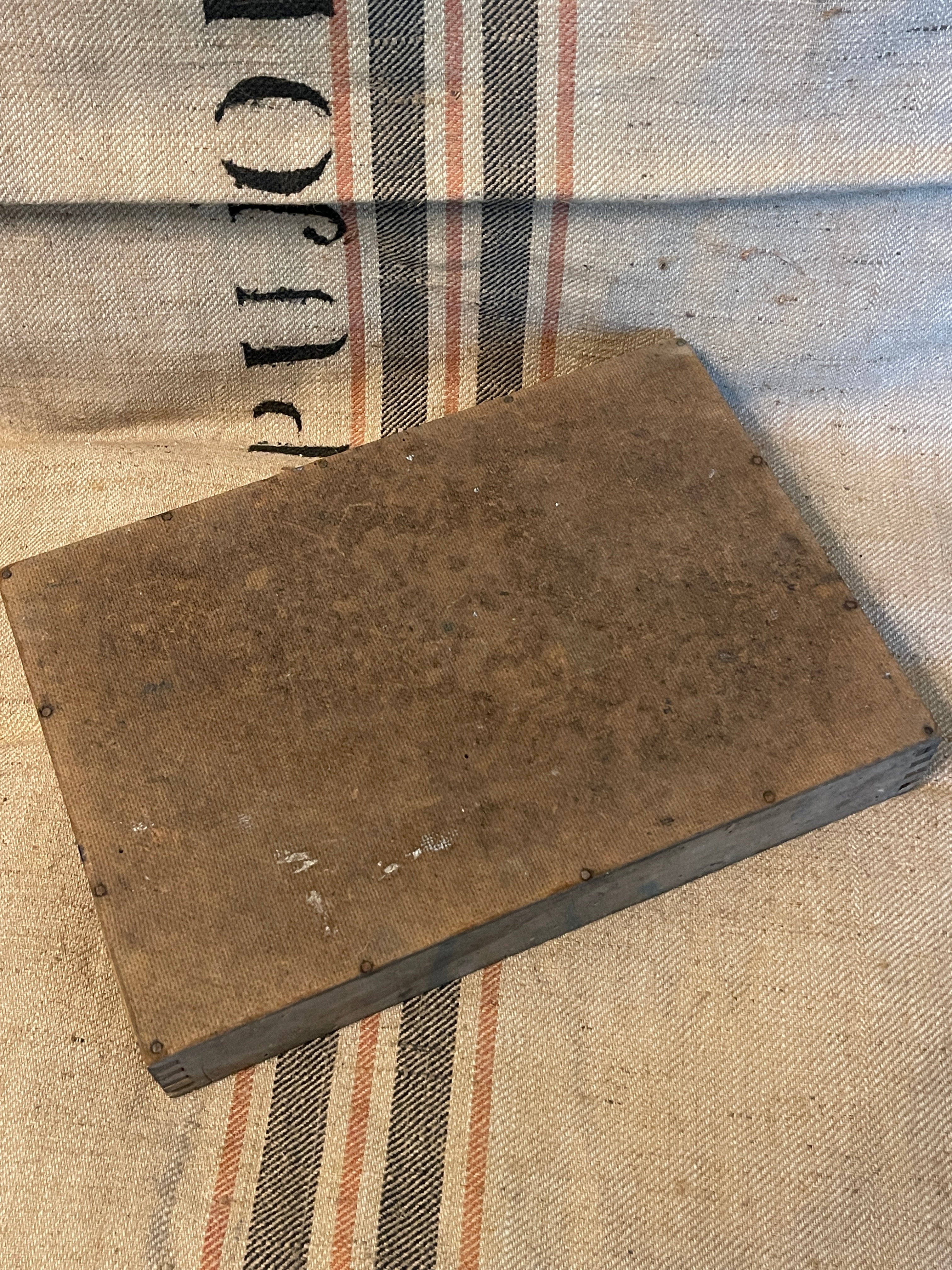 Vintage Print Type Box