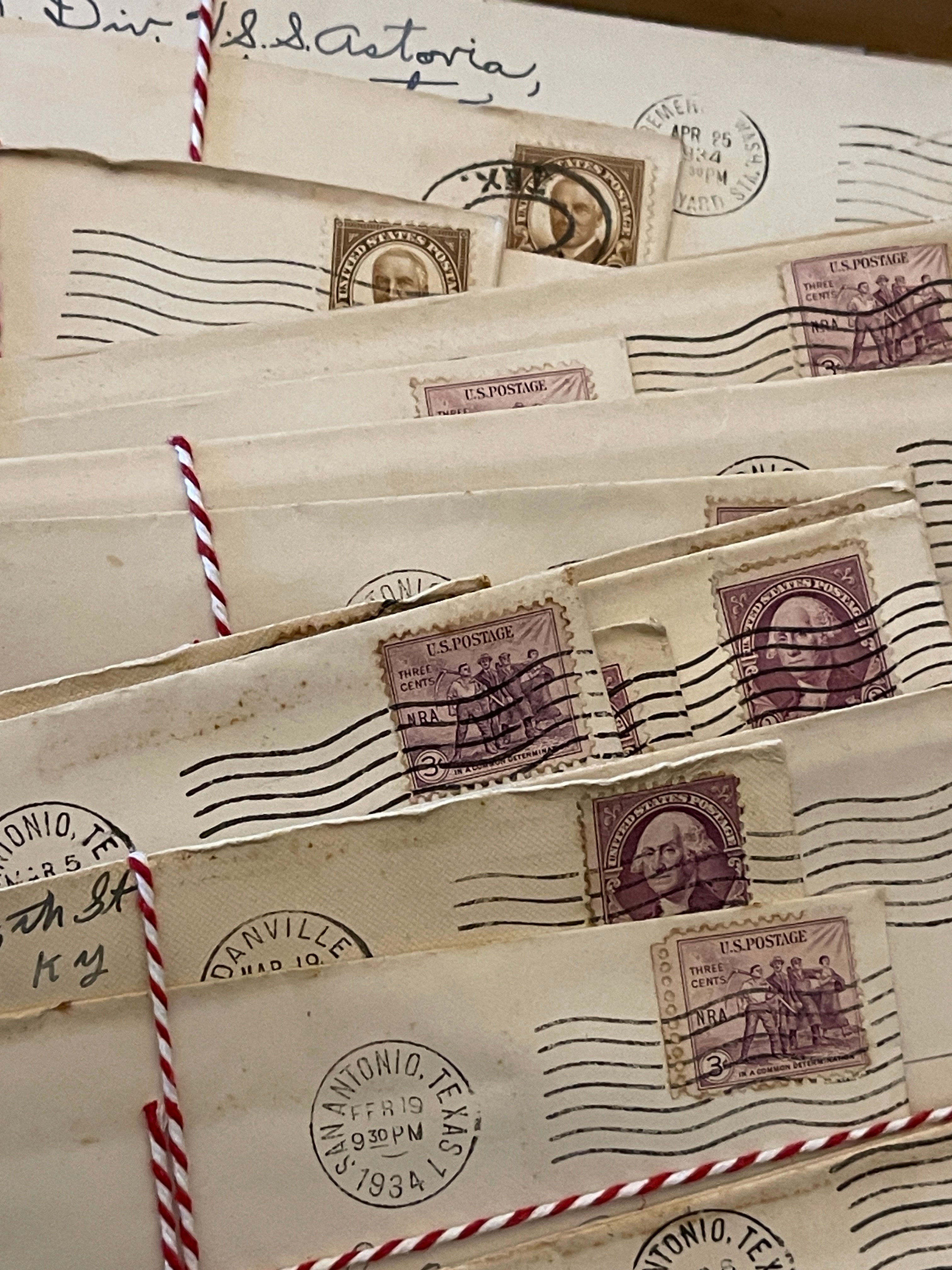 Vintage Military Letters in sets of 5