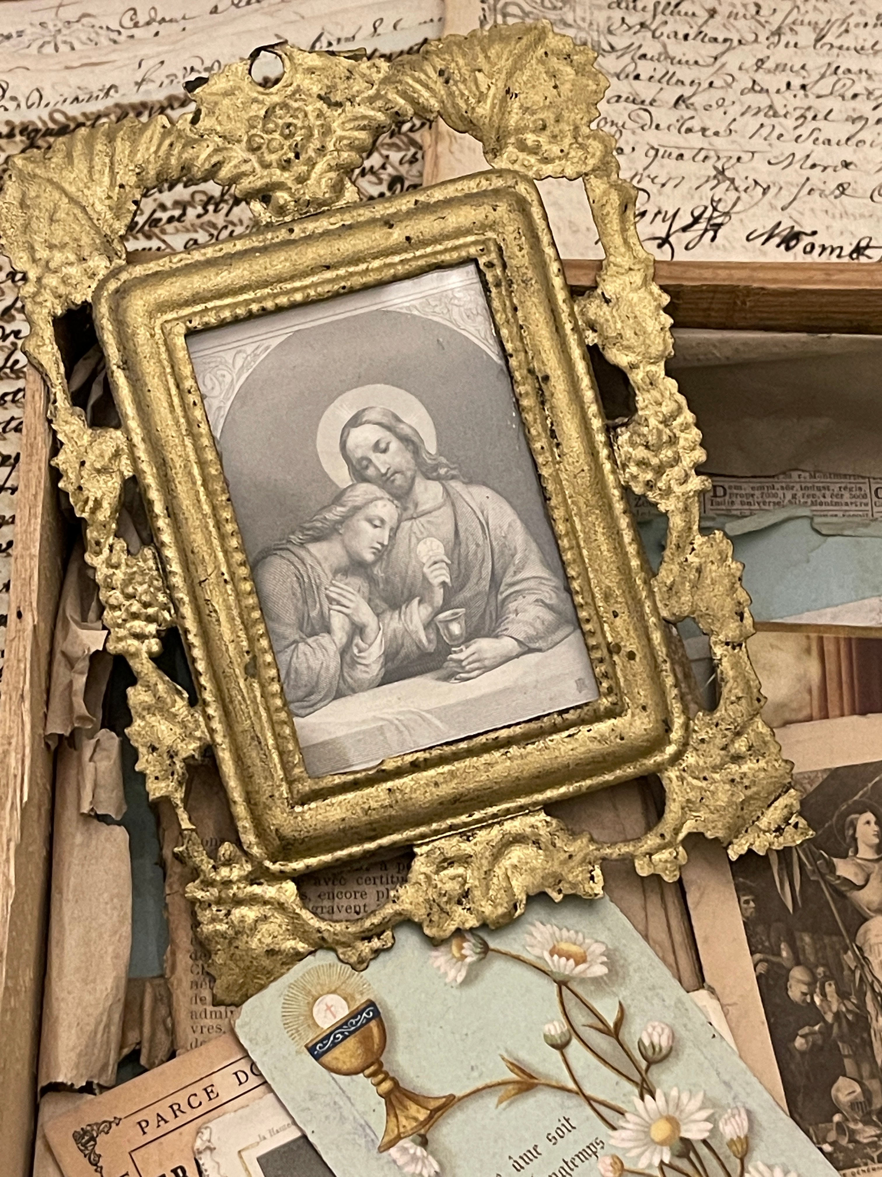 1800's French Religious Icon