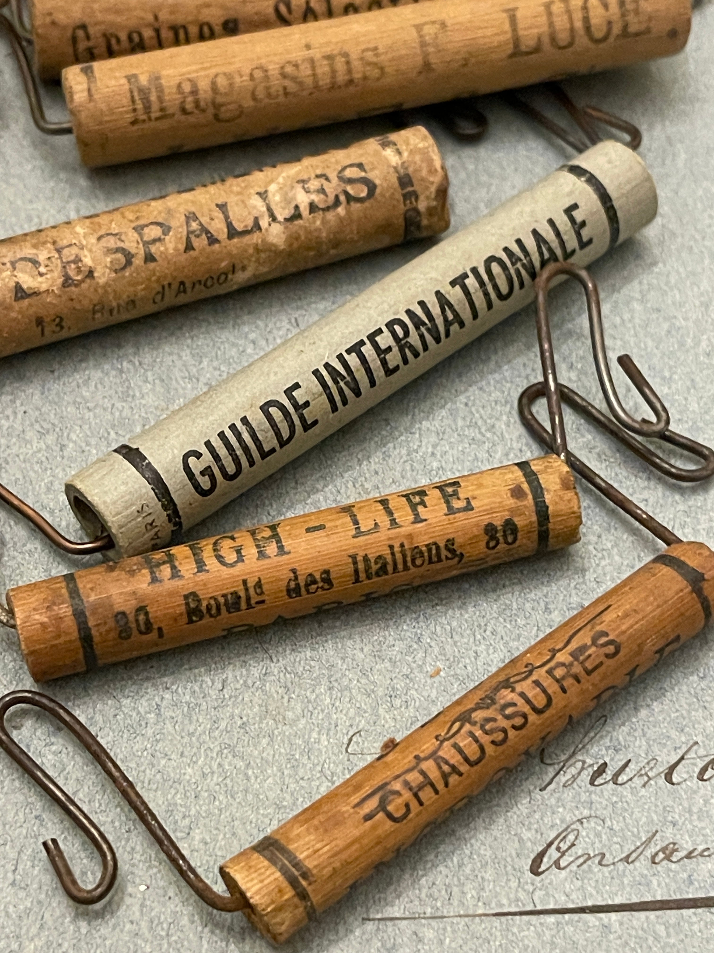 Antique French Carrier Bag Handles