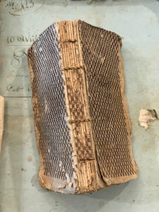 Antique French 1804 Papier Dominote Book