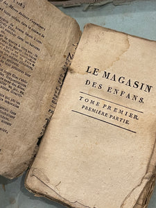 Antique French 1804 Papier Dominote Book