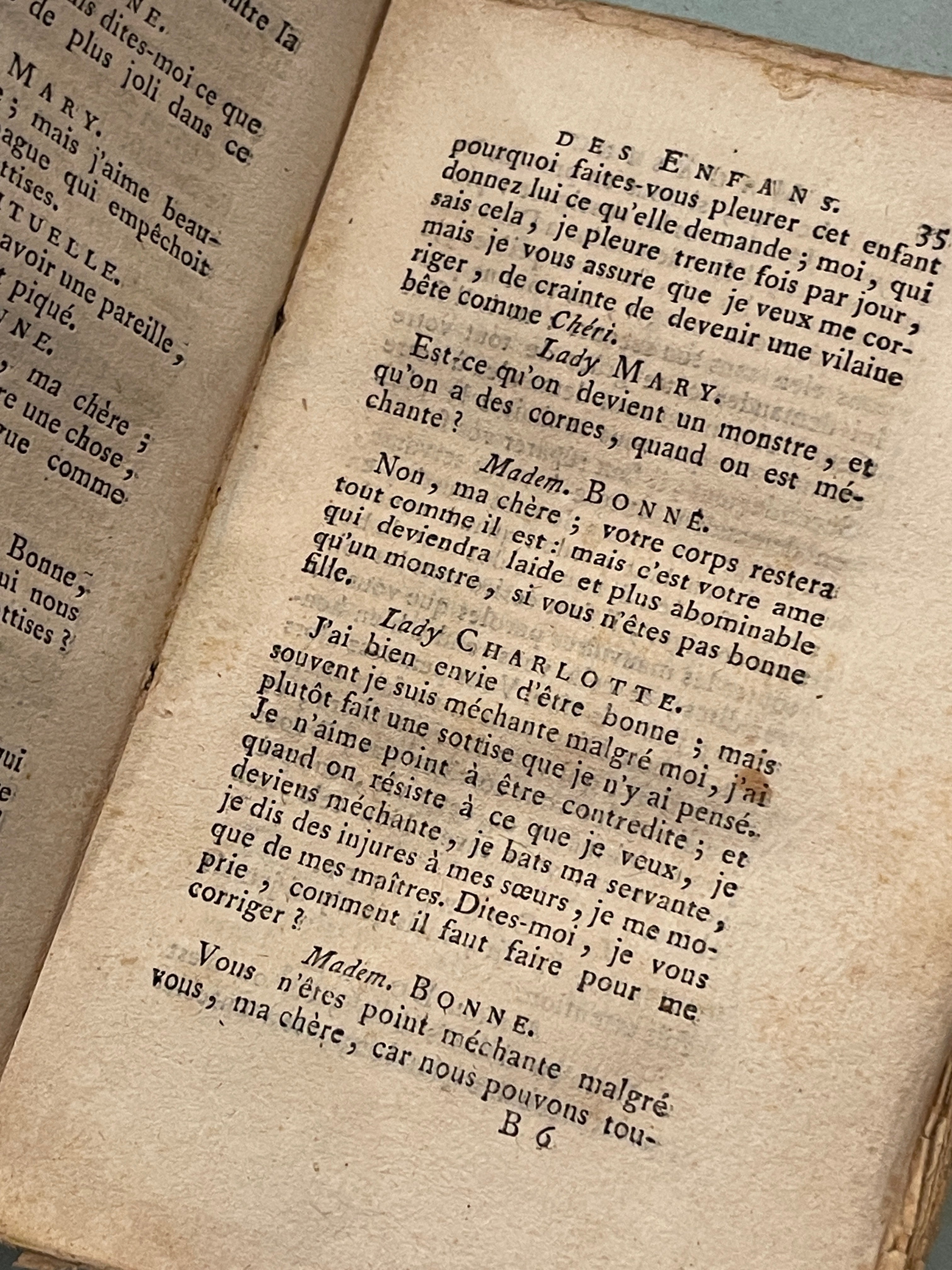 Antique French 1804 Papier Dominote Book